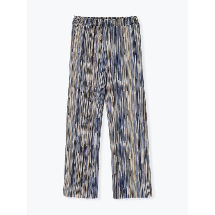 青 | アソート柄プリーツスカンツ | LUDIC PARK