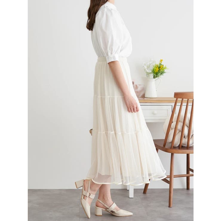 小花刺繍半袖シャツブラウス | LUDIC PARK | 詳細画像8 