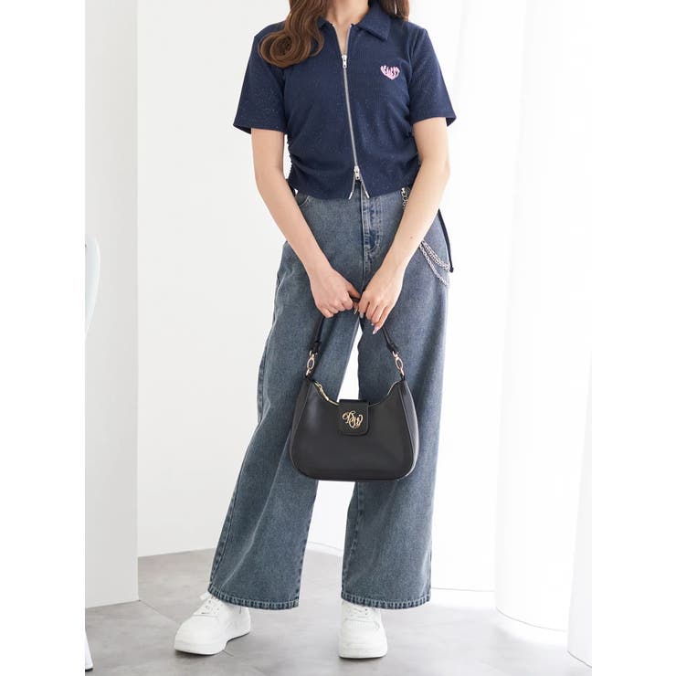 ハート刺繍ダブルZIPカットソー | LUDIC PARK | 詳細画像5 