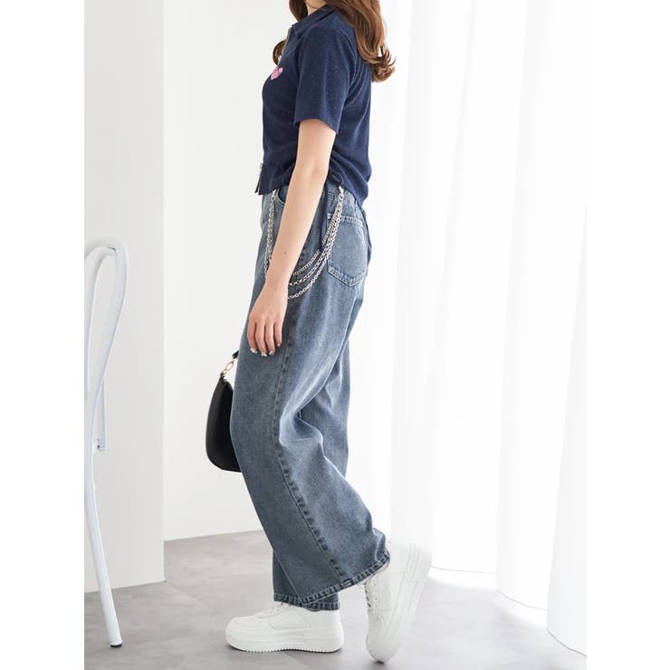 ハート刺繍ダブルZIPカットソー | LUDIC PARK | 詳細画像8 