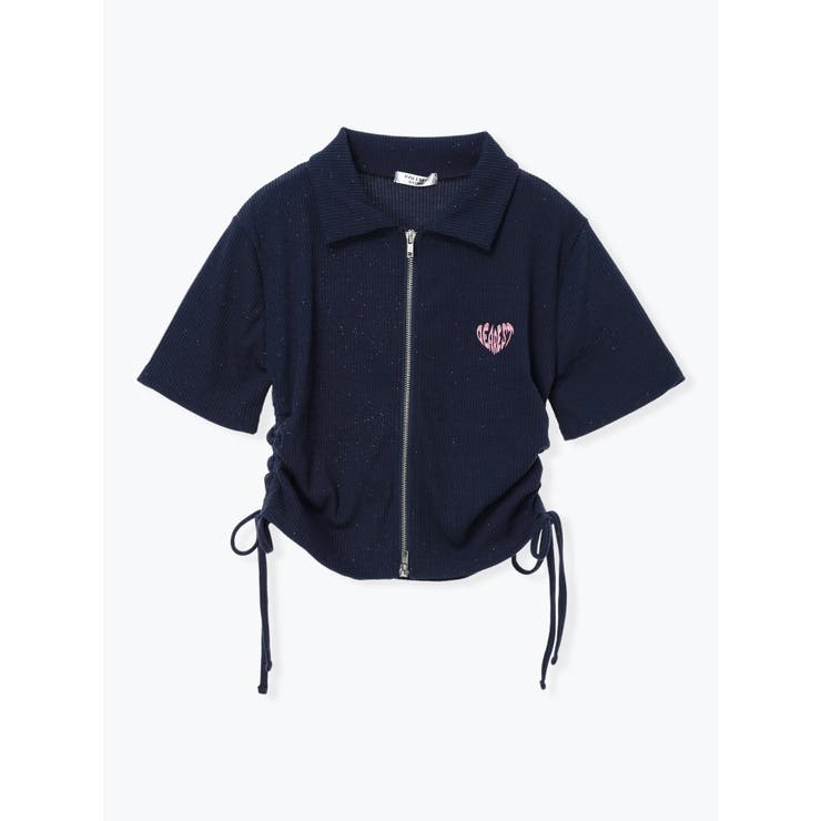 ハート刺繍ダブルZIPカットソー | LUDIC PARK | 詳細画像10 