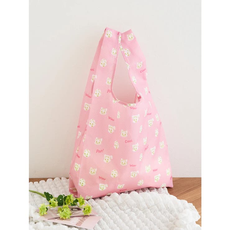 - | OSAMU GOODS 総柄ショッピングバッグ ピンク | LUDIC PARK