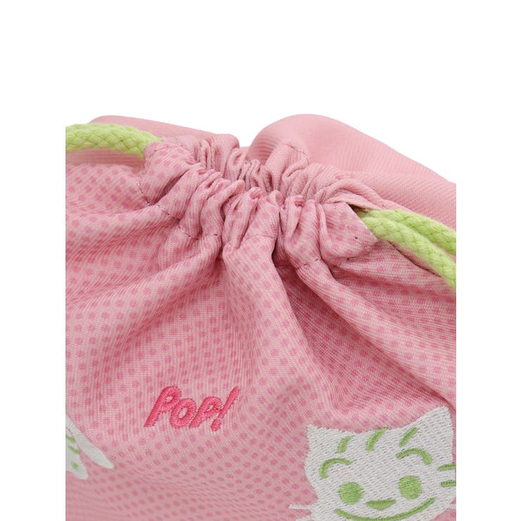 OSAMU GOODS POP刺繍巾着 ピンク | LUDIC PARK | 詳細画像6 