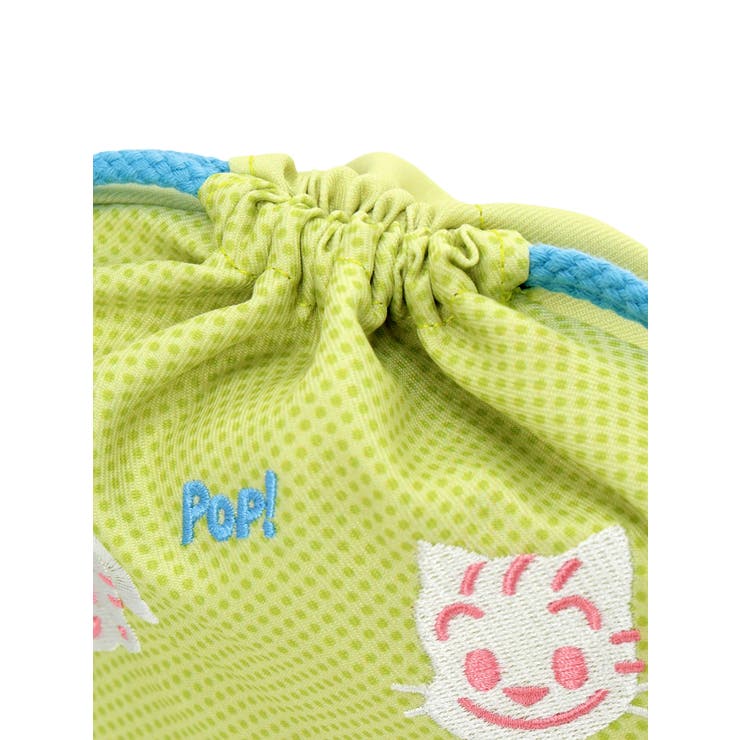 OSAMU GOODS POP刺繍巾着 グリーン | LUDIC PARK | 詳細画像6 