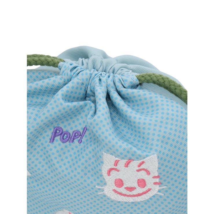 OSAMU GOODS POP刺繍巾着 ブルー | LUDIC PARK | 詳細画像6 