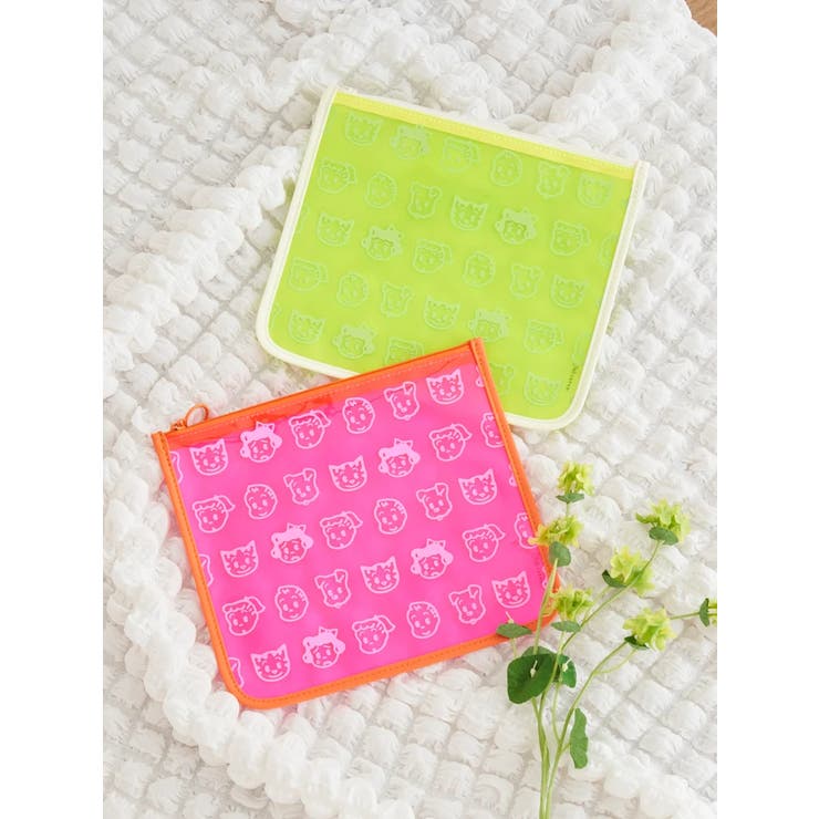 OSAMU GOODS ネオンフラットポーチ | LUDIC PARK | 詳細画像2 