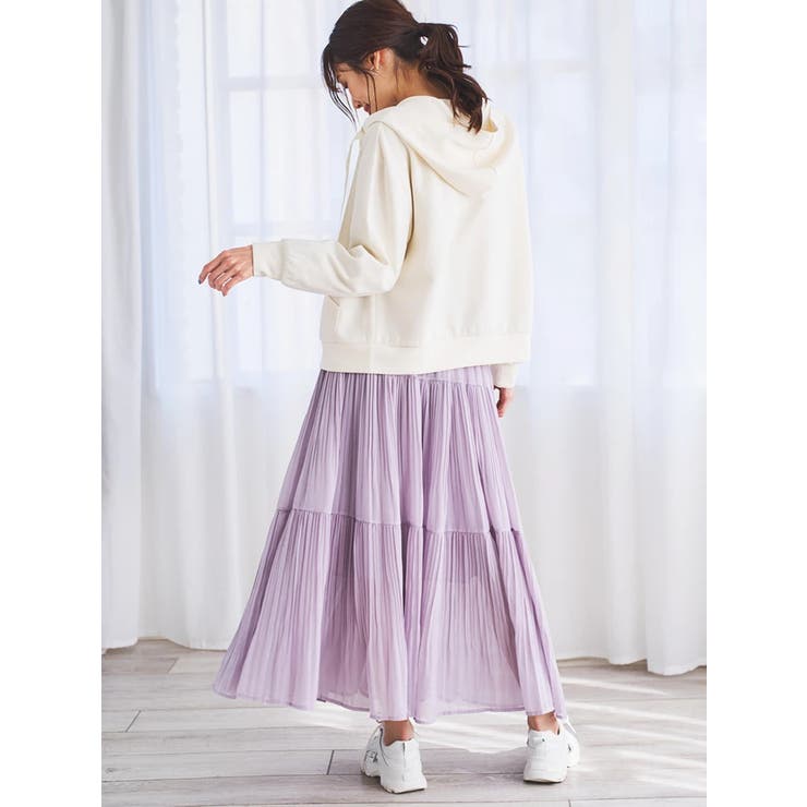 シフォンプリーツティアードスカート | LUDIC PARK | 詳細画像9 