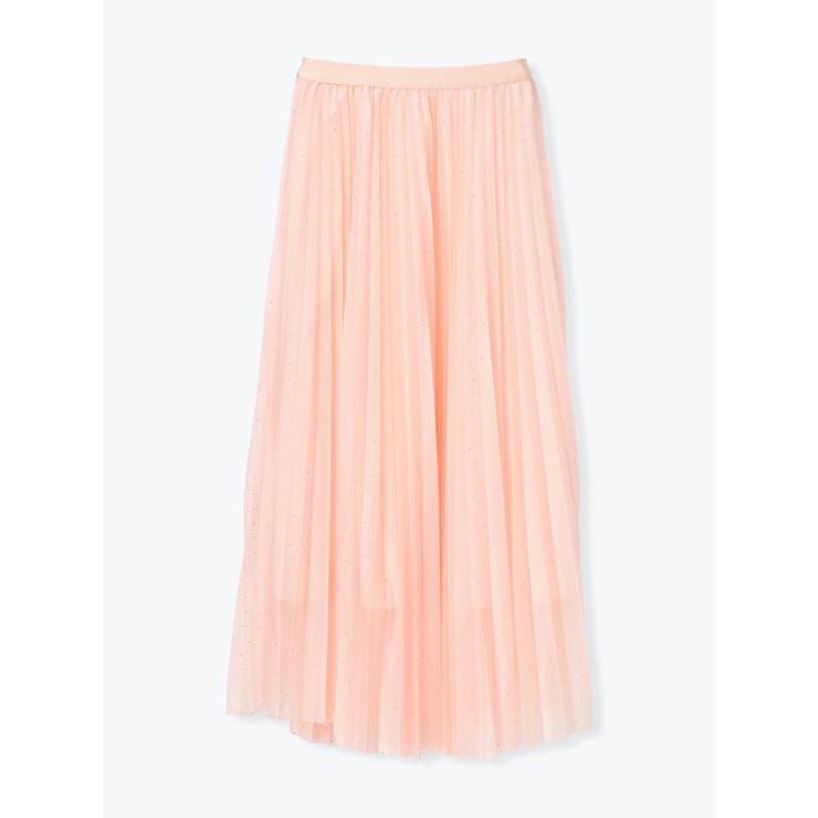 ピンク | ジルコンプリーツロングスカート | LUDIC PARK