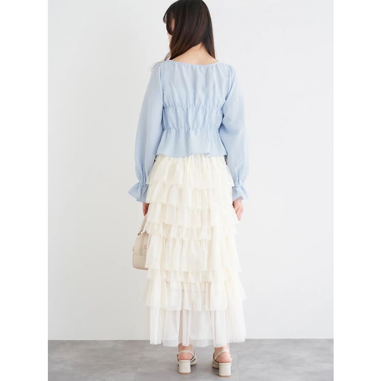 ラインストーンふくれジャガードボレロ | LUDIC PARK | 詳細画像9 