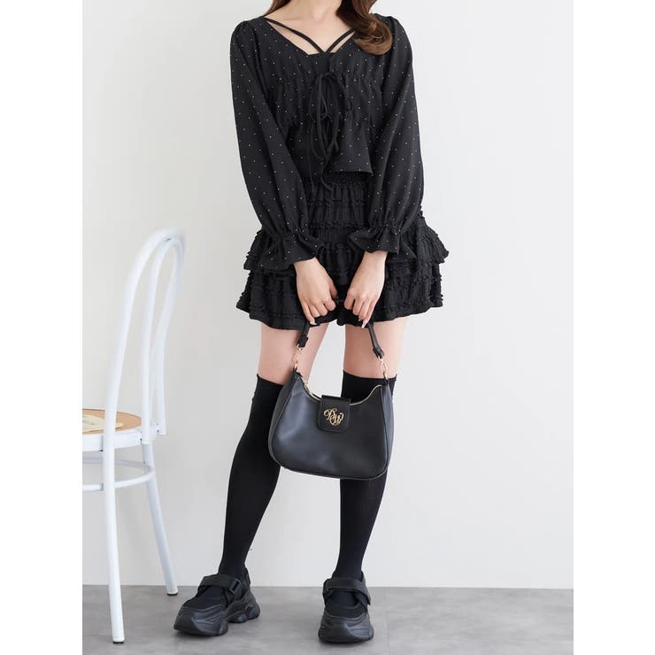 ラインストーンふくれジャガードボレロ | LUDIC PARK | 詳細画像19 