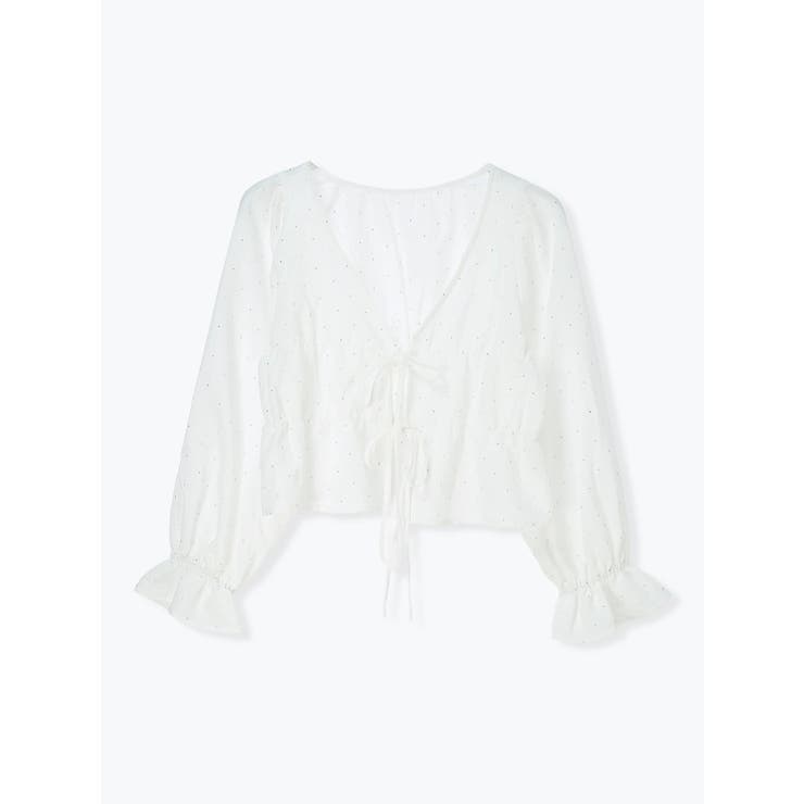 ラインストーンふくれジャガードボレロ | LUDIC PARK | 詳細画像20 