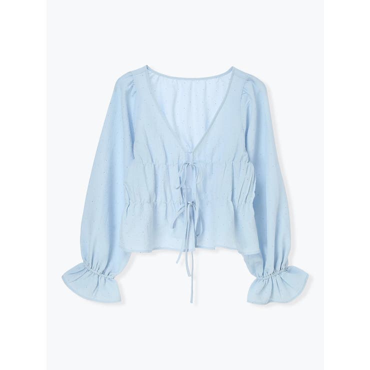 ラインストーンふくれジャガードボレロ | LUDIC PARK | 詳細画像21 