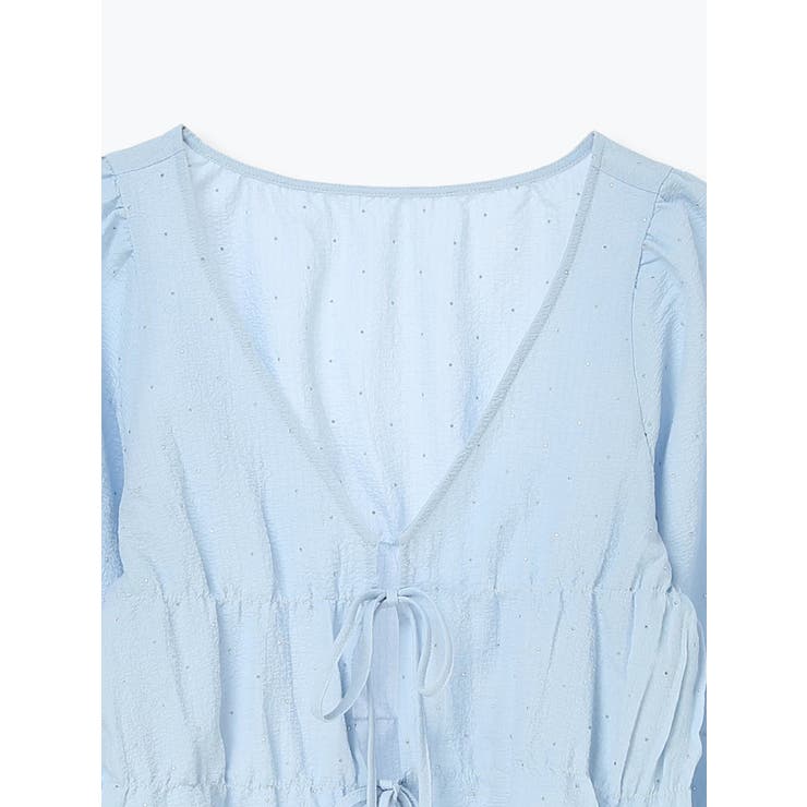 ラインストーンふくれジャガードボレロ | LUDIC PARK | 詳細画像23 