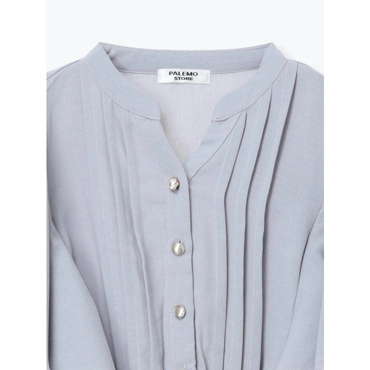 無地花柄ピンタックブラウス | LUDIC PARK | 詳細画像12 