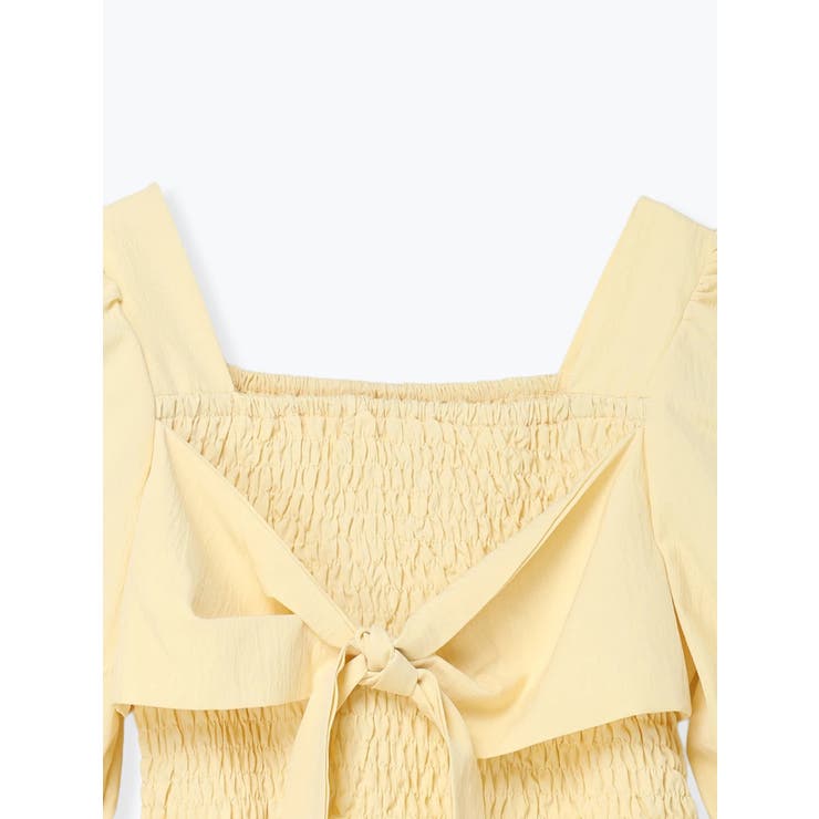 無地シャーリングブラウス | LUDIC PARK | 詳細画像3 