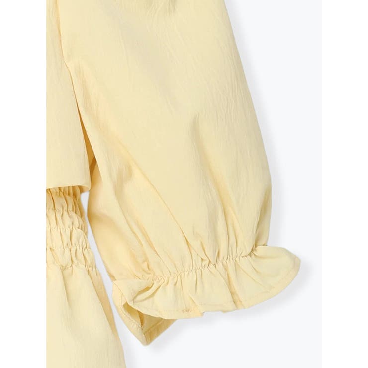 無地シャーリングブラウス | LUDIC PARK | 詳細画像4 