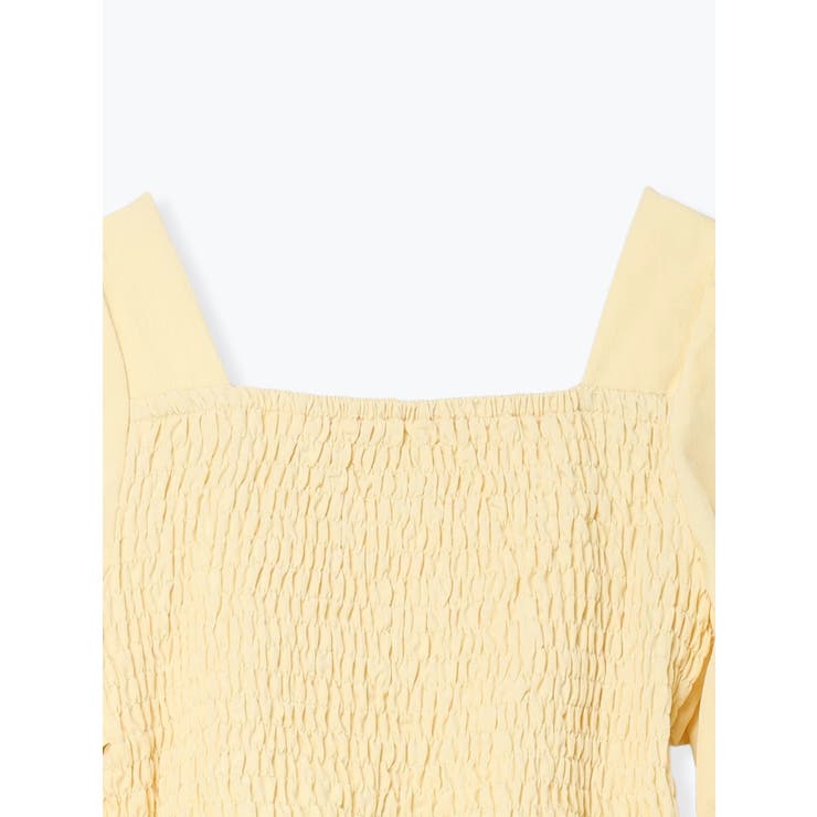 無地シャーリングブラウス | LUDIC PARK | 詳細画像6 