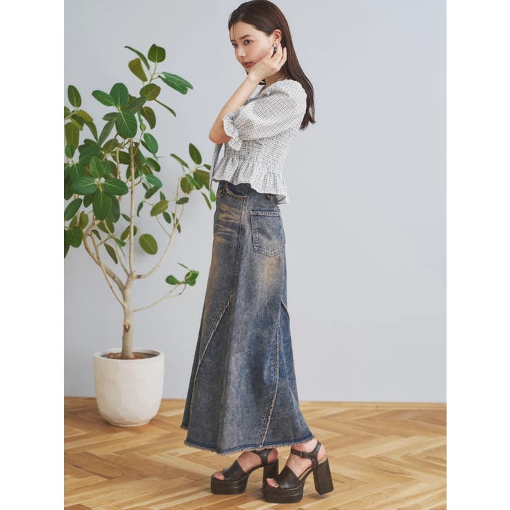 柄アソートシャーリングブラウス | LUDIC PARK | 詳細画像18 