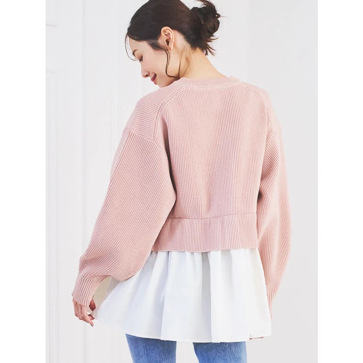 ドッキングペプラムニットカーディガン | LUDIC PARK | 詳細画像4 