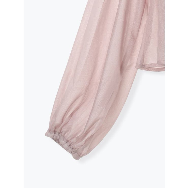 フロントリボンシアーラメブラウス | LUDIC PARK | 詳細画像13 