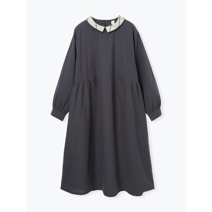 濃グレー | ギャザーフレアワンピース | LUDIC PARK