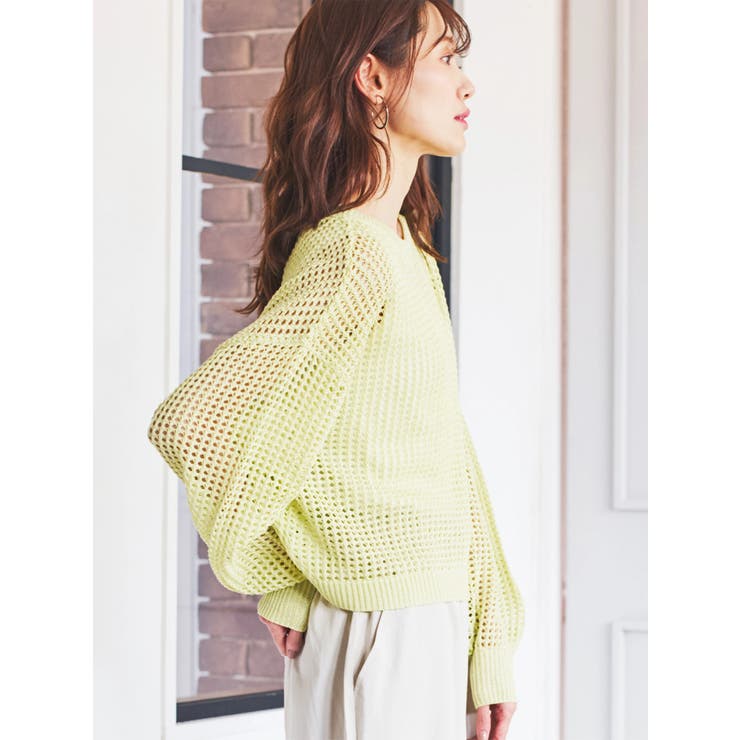 メッシュラメニットプルオーバー | LUDIC PARK | 詳細画像3 