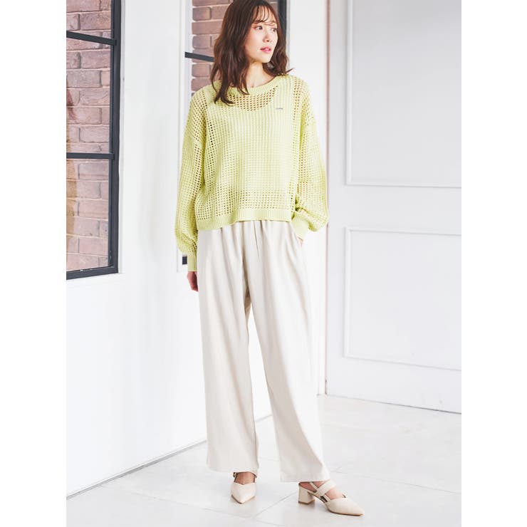 メッシュラメニットプルオーバー | LUDIC PARK | 詳細画像5 