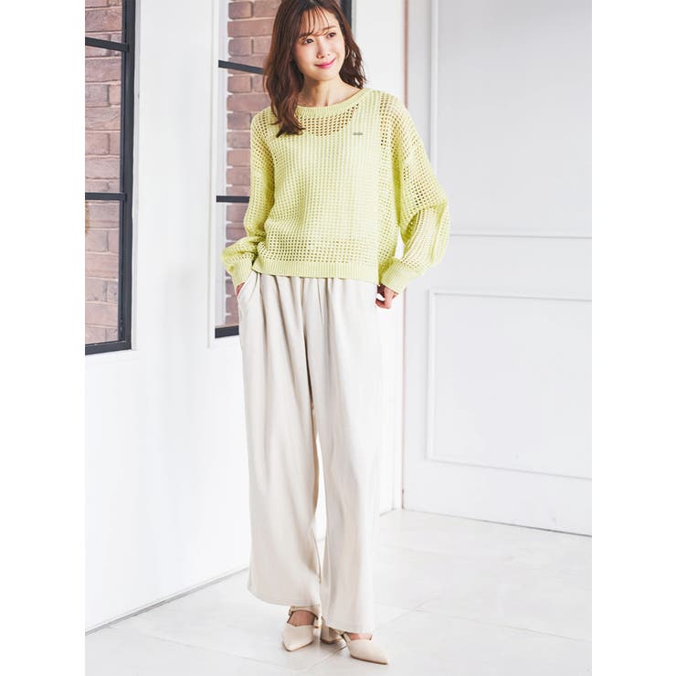 メッシュラメニットプルオーバー | LUDIC PARK | 詳細画像6 