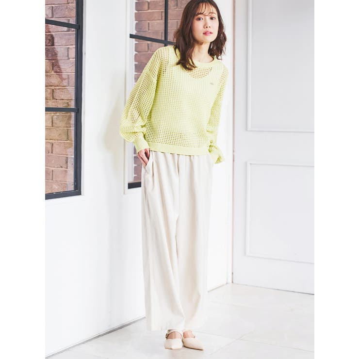 メッシュラメニットプルオーバー | LUDIC PARK | 詳細画像7 