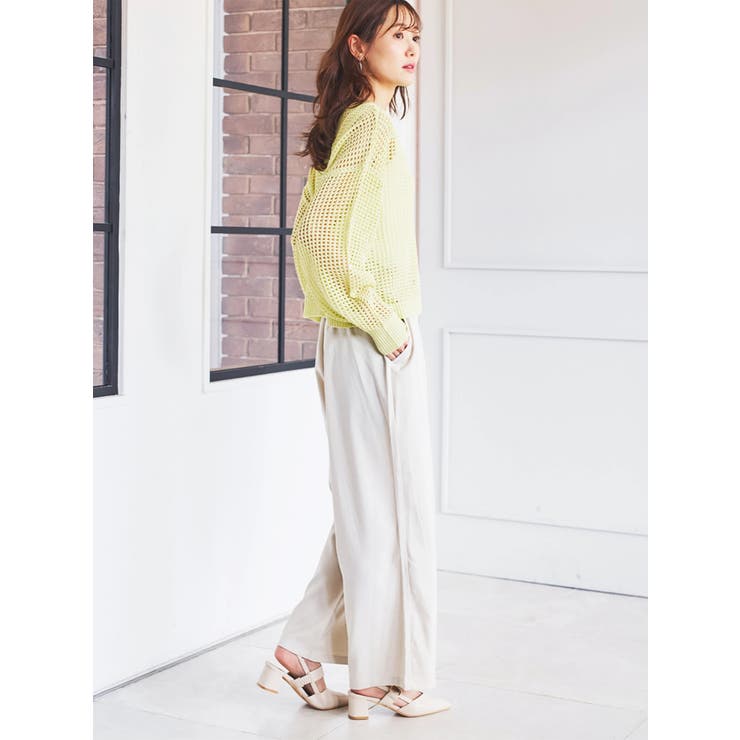 メッシュラメニットプルオーバー | LUDIC PARK | 詳細画像8 