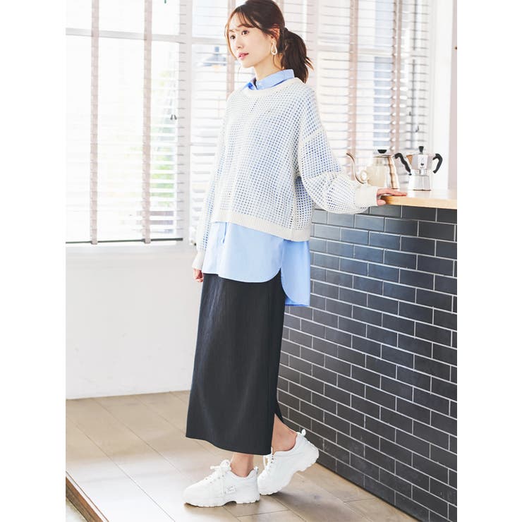 メッシュラメニットプルオーバー | LUDIC PARK | 詳細画像17 