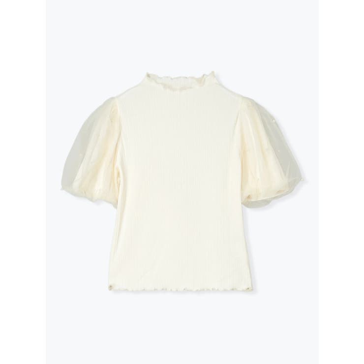 パール付きリブチュールトップス | LUDIC PARK | 詳細画像6 