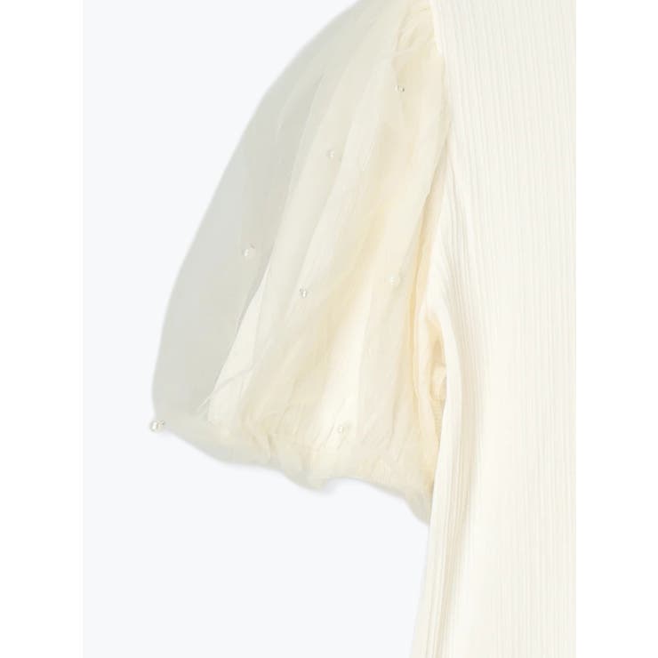 パール付きリブチュールトップス | LUDIC PARK | 詳細画像9 