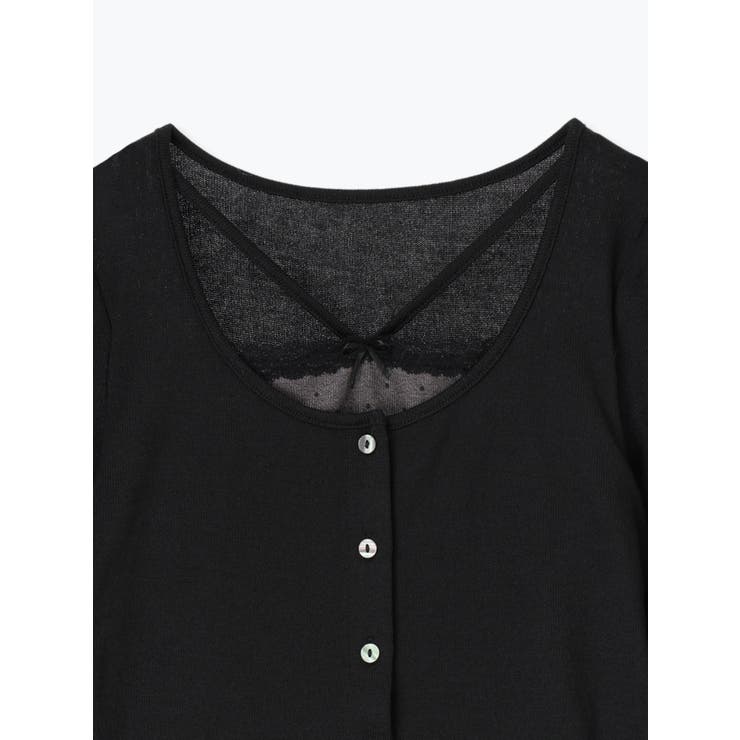 リボンレースレイヤード風フリルトップス | LUDIC PARK | 詳細画像12 