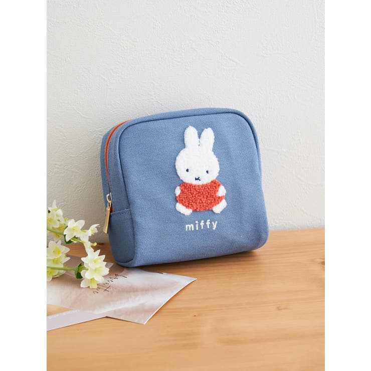 - | miffy カラフルサガラボックスポーチ ブルー【ミッフィー】 | LUDIC PARK