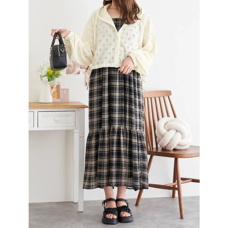 刺繍レースフーディーパーカー | LUDIC PARK | 詳細画像5 