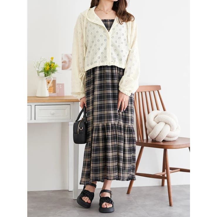 刺繍レースフーディーパーカー | LUDIC PARK | 詳細画像6 