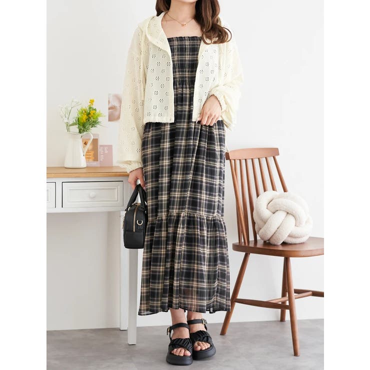 刺繍レースフーディーパーカー | LUDIC PARK | 詳細画像8 