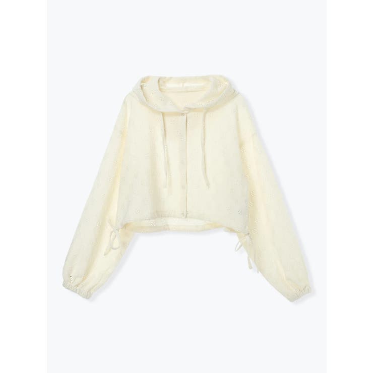 刺繍レースフーディーパーカー | LUDIC PARK | 詳細画像9 