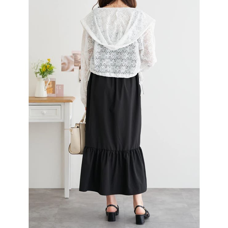 レースフーディーパーカー | LUDIC PARK | 詳細画像9 