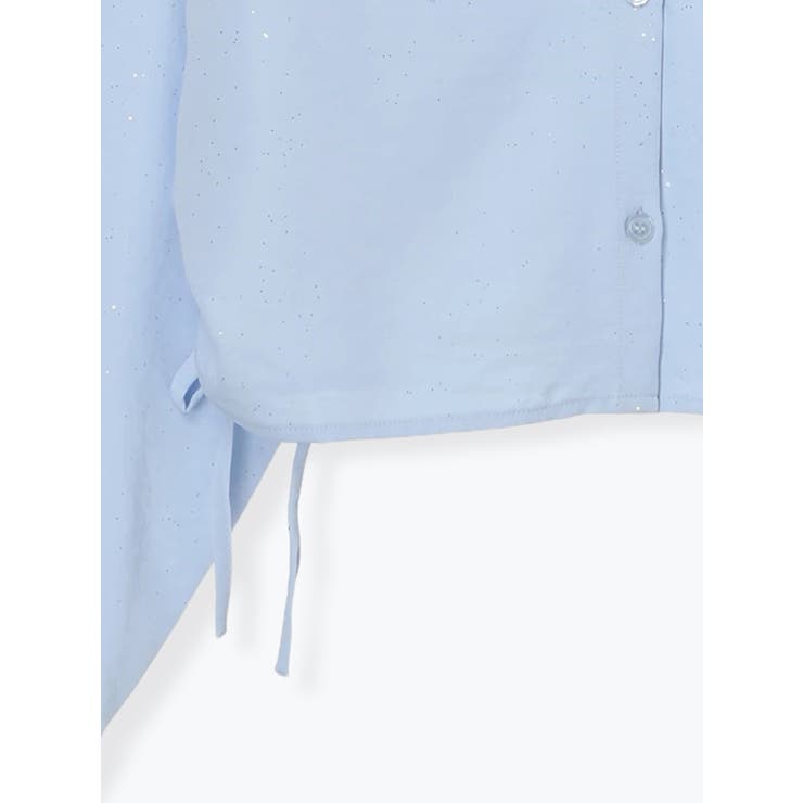 ラメ入りドロストショート丈シャツ | LUDIC PARK | 詳細画像20 