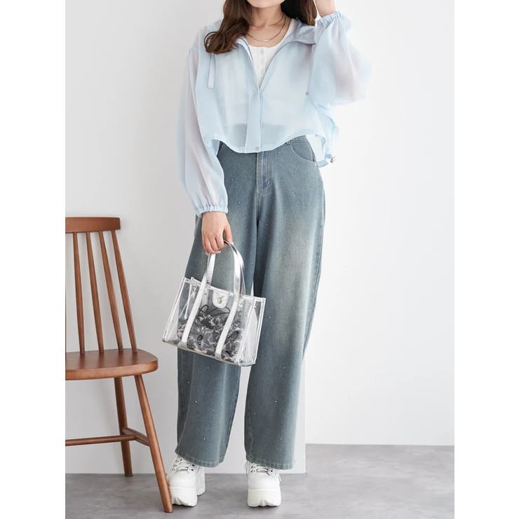 オーガンジーシアーマウンテンパーカー | LUDIC PARK | 詳細画像5 