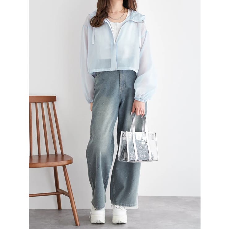 オーガンジーシアーマウンテンパーカー | LUDIC PARK | 詳細画像8 