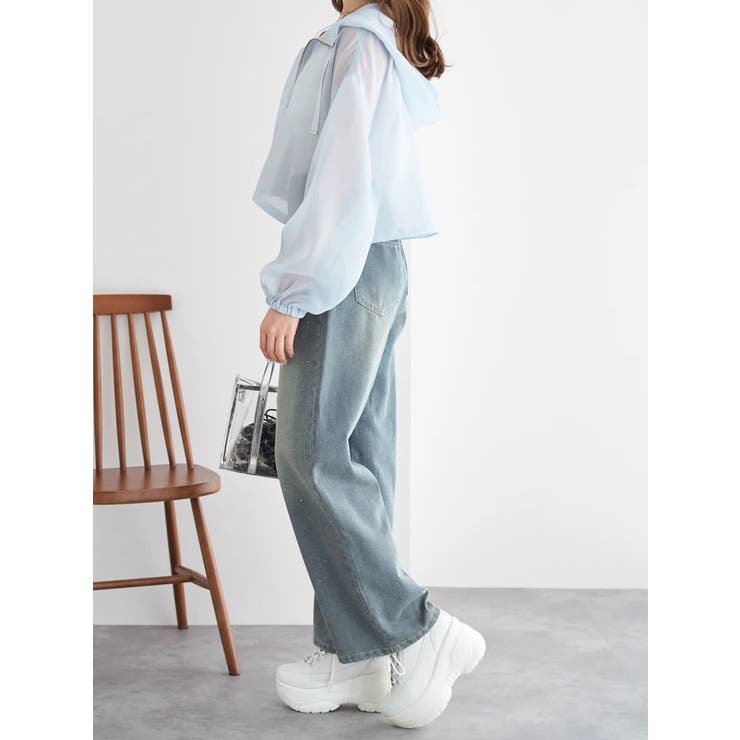 オーガンジーシアーマウンテンパーカー | LUDIC PARK | 詳細画像11 