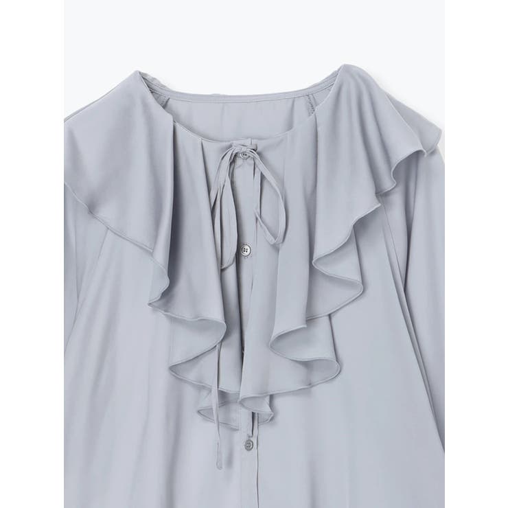 ピンタックサテンフリルブラウス | LUDIC PARK | 詳細画像22 