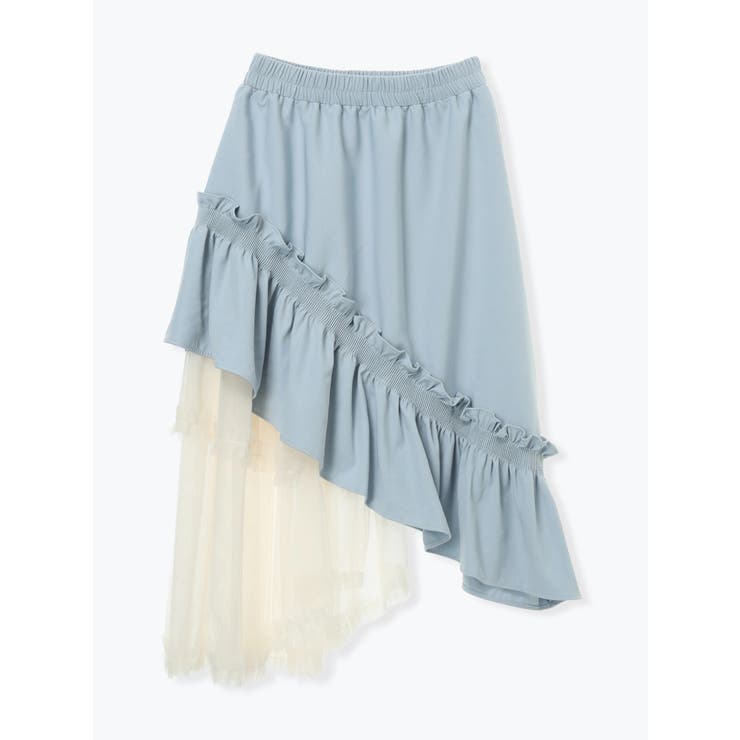 アシンメトリーチュールスカート | LUDIC PARK | 詳細画像2 