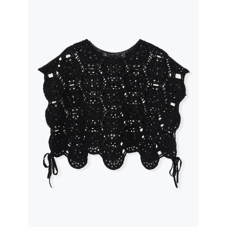 黒 | クロシェサークルベスト | LUDIC PARK