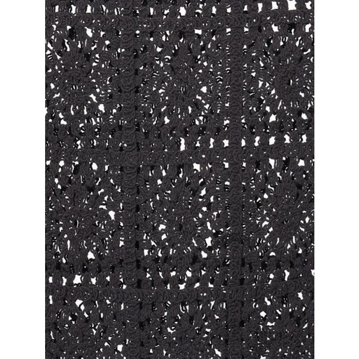 クロシェ柄編みベスト | LUDIC PARK | 詳細画像16 