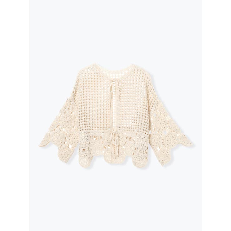 クロシェ柄編みカーディガン | LUDIC PARK | 詳細画像10 