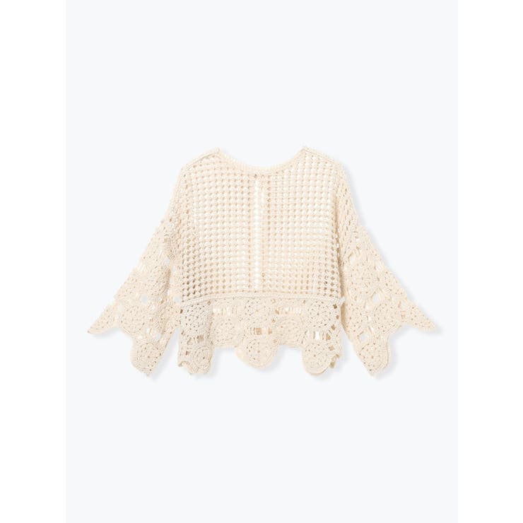 クロシェ柄編みカーディガン | LUDIC PARK | 詳細画像11 